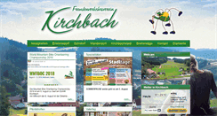 Desktop Screenshot of kirchbach.net